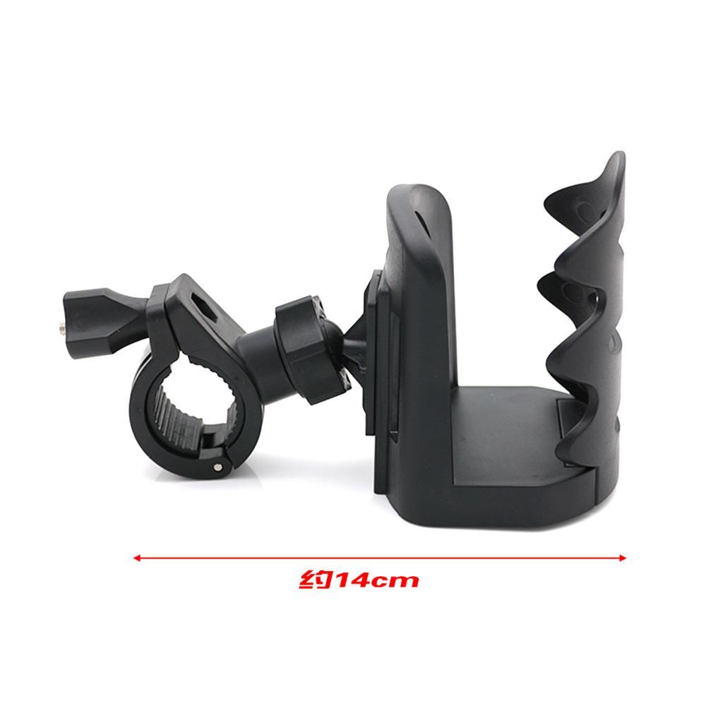 3Pcs Adjustable Motorcycle Handlebar Can Drink Bottle Cup Holder Mount