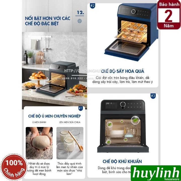 Nồi chiên - hấp hơi nước siêu nhiệt Dingo DSF16 - Dung tích 16 lít - 21 chức năng - [Tặng máy xay DCB500 đến 15-2] - Hàng chính hãng