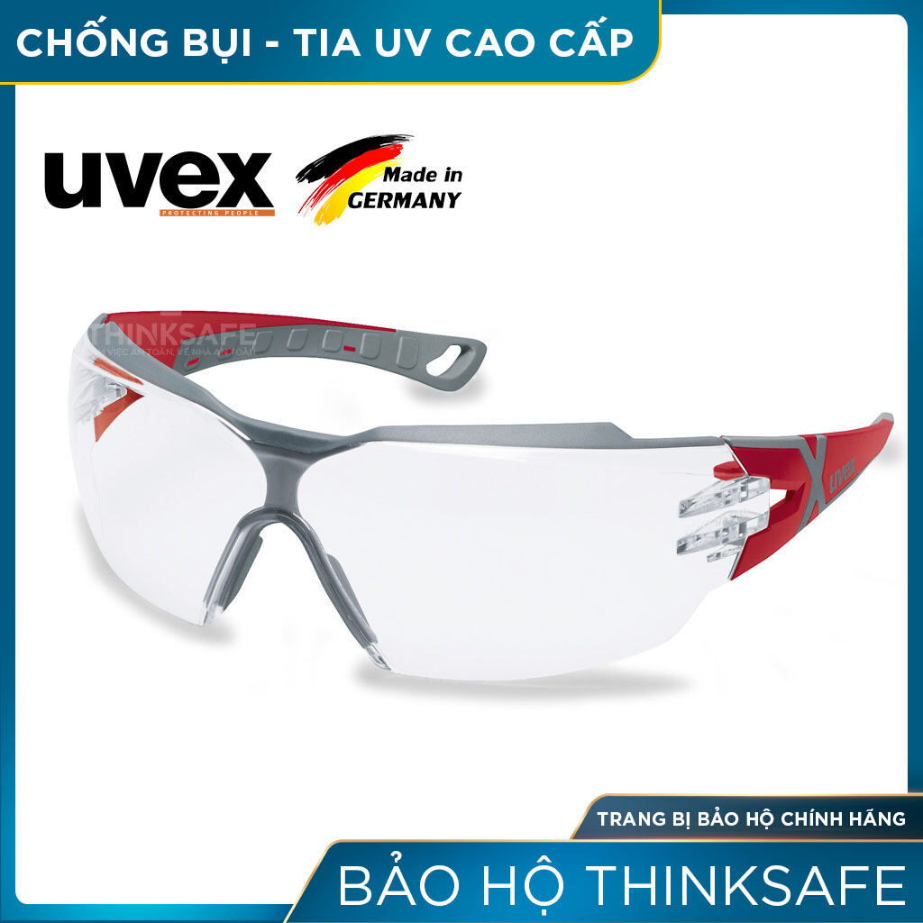Kính bảo hộ UVEX PHEOS CX2 kính chống bụi phòng dịch chống đọng sương Chống tia UV mắt kính đi xe máy lao động phòng dịch, mã 9198258