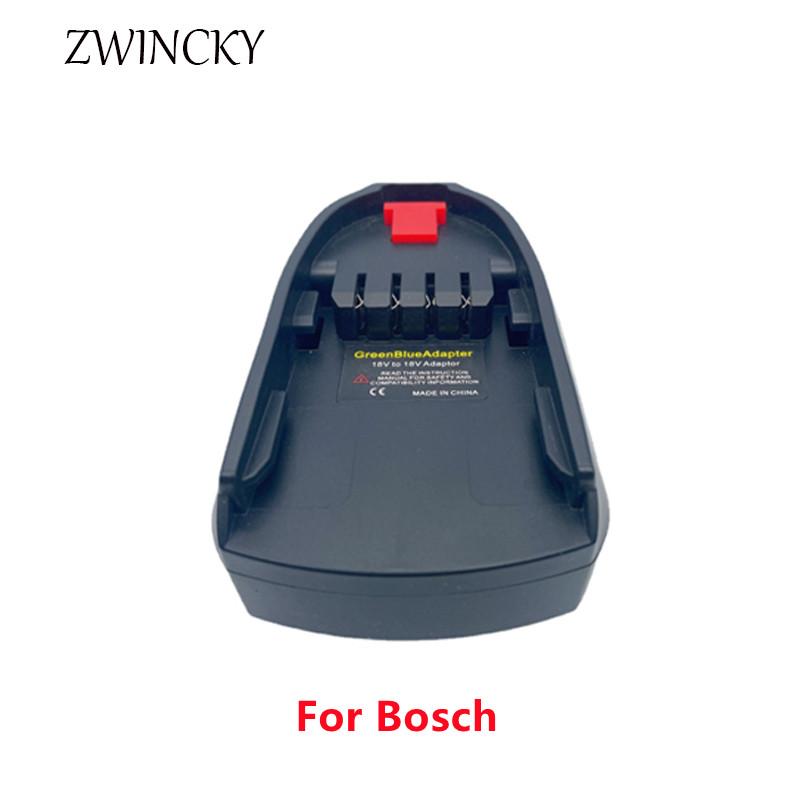 Bộ điều hợp pin ZWINCKY Sử dụng cho Bosch Li-ion Pin Bat618 trên công cụ năng lượng điện gia đình Thay thế tất cả các bộ chuyển đổi màu xanh lam 18V