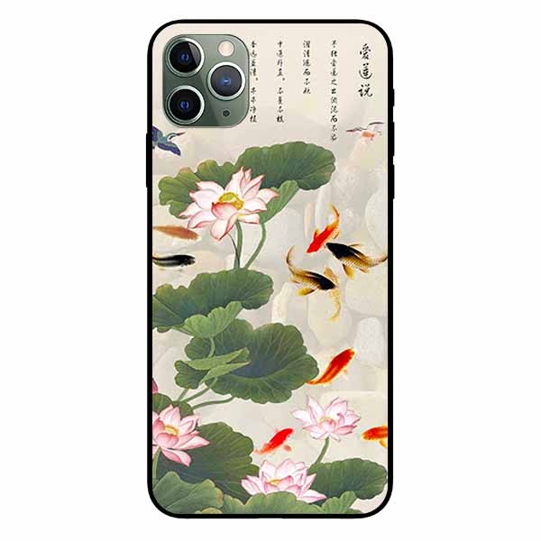 Ốp lưng in cho Iphone 11 Promax    Tranh Cá Koi
