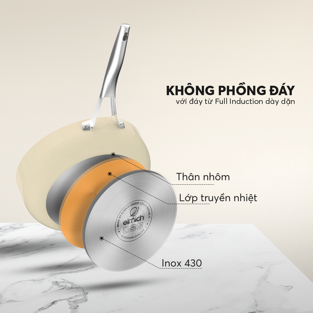 Chảo chống dính Full induction Elmich Hera