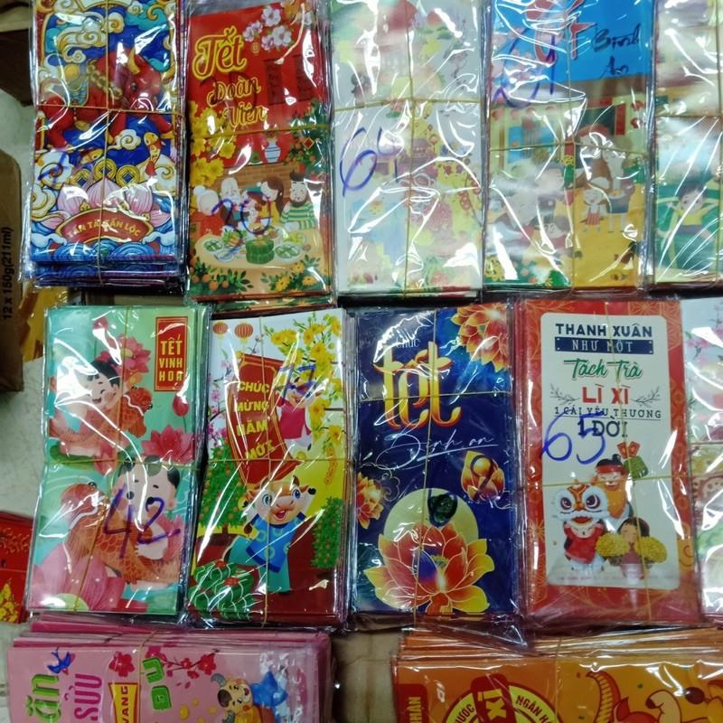 Combo 10 cái bao lì xì siêu chuẩn Tết