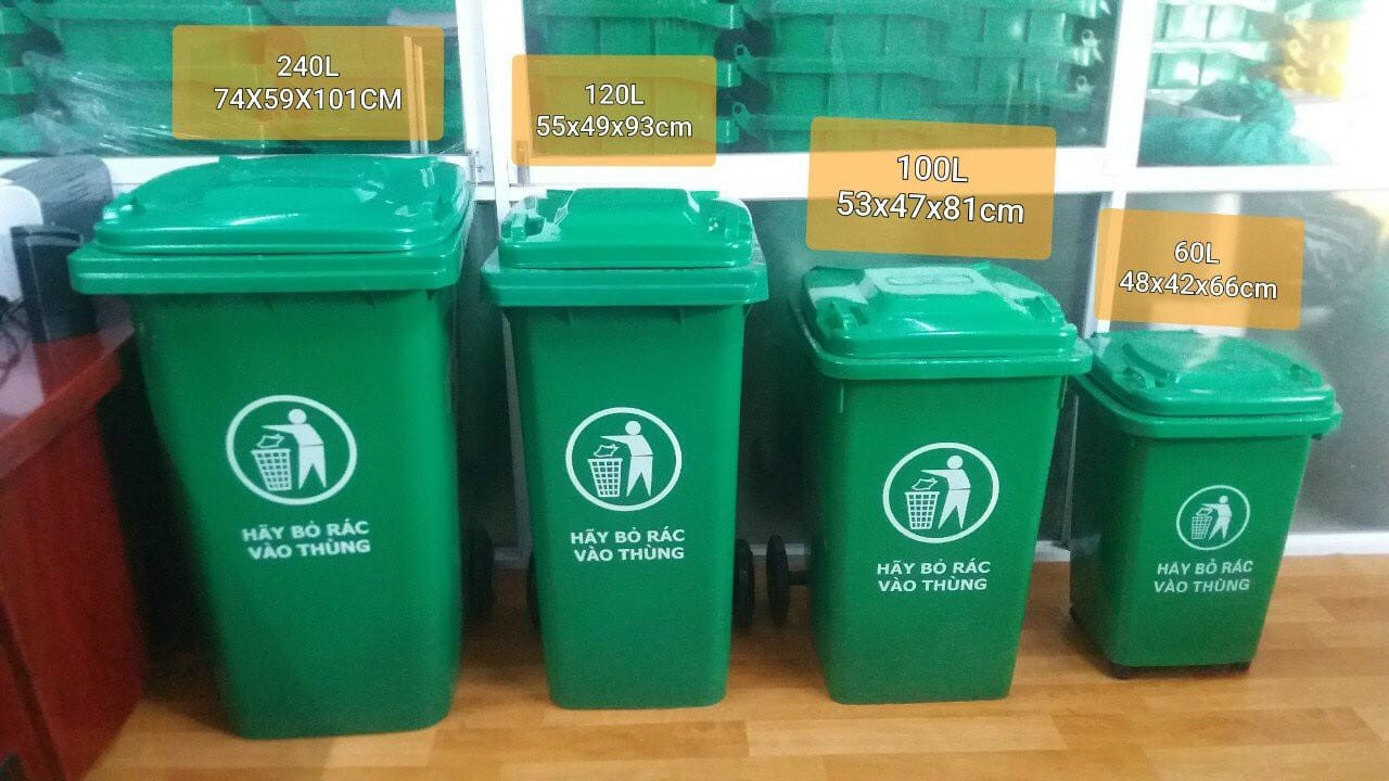 *SALE SALE SALE*THÙNG RÁC CÔNG CỘNG, THÙNG RÁC NHỰA 240L