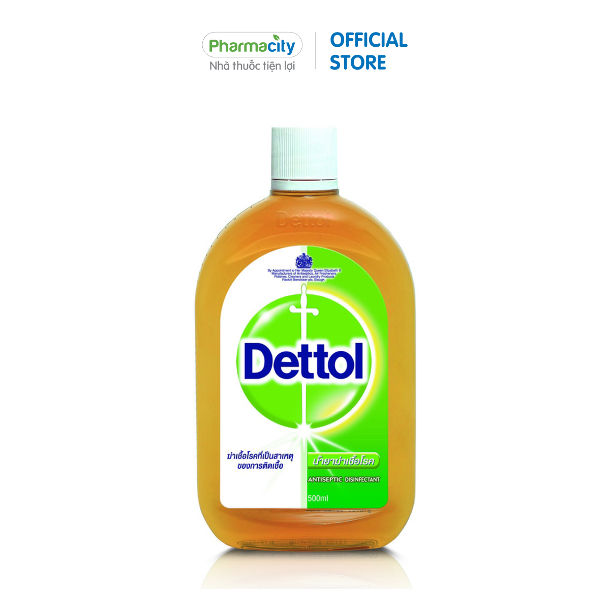 Dung dịch diệt khuẩn và sát trùng cho da và bề mặt Dettol (500ml)