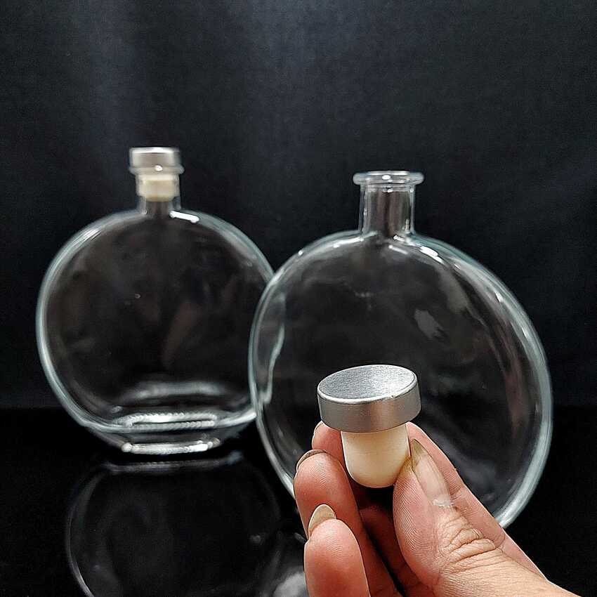 Chai Đựng Rượu Thủy Tinh 500ML cao cấp full moon nắp cao su bọc thiếc – Vỏ Chai Rượu đẹp siêu trong