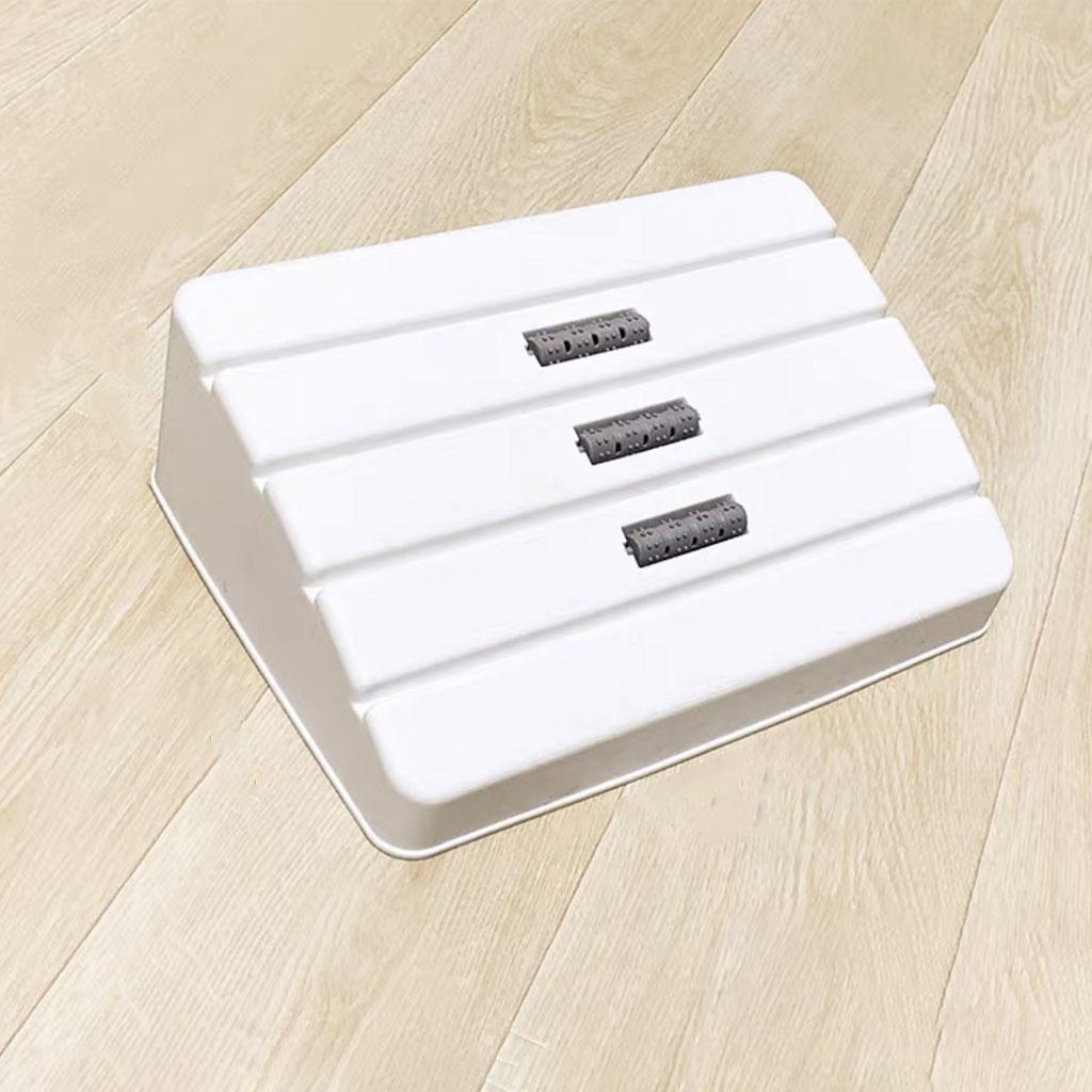 2Pcs Footrest Under Desk Foot Pedal Foot Rest Massage Roller Home Travel