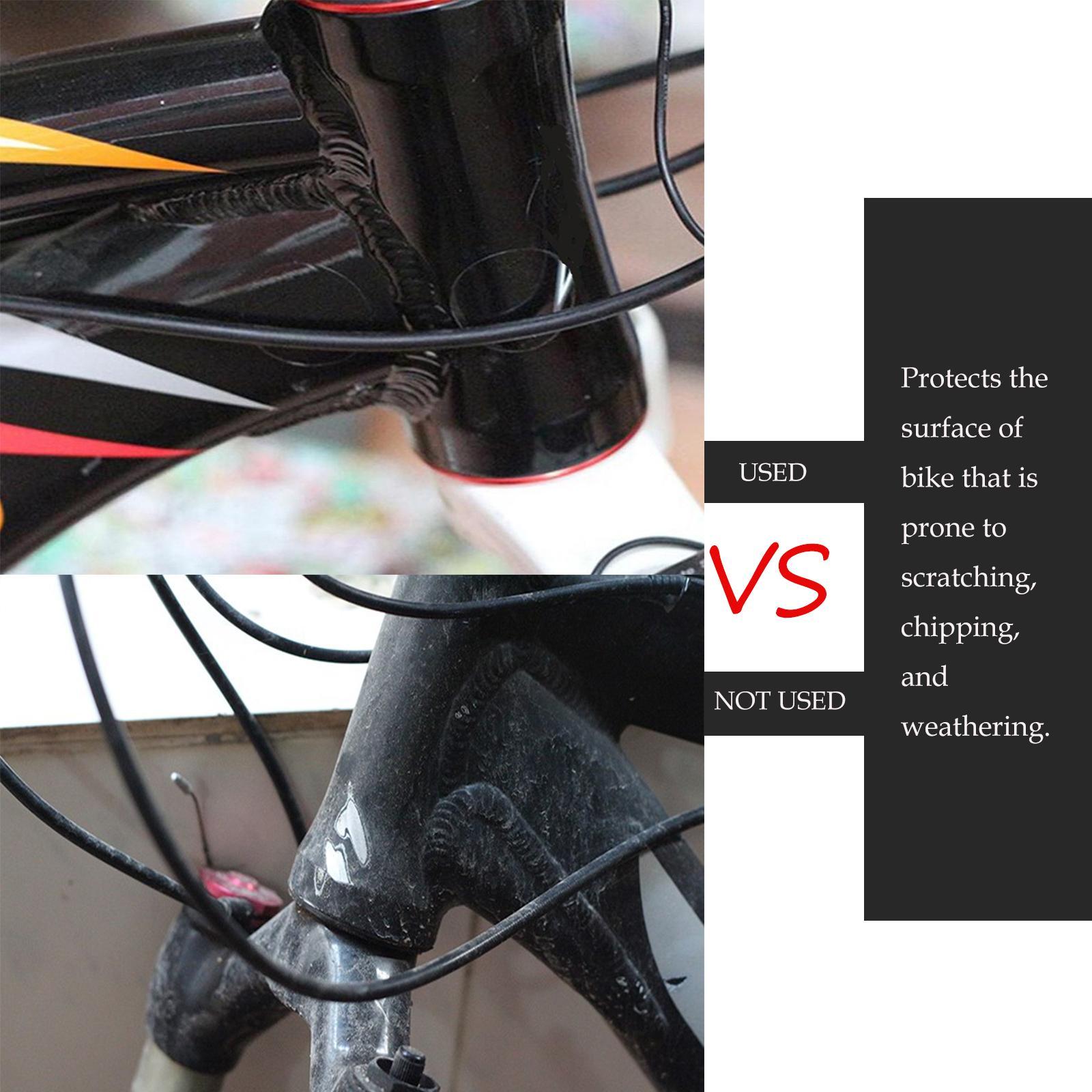 6-10pack Transparent Bike    Sticker Tape Chainstay