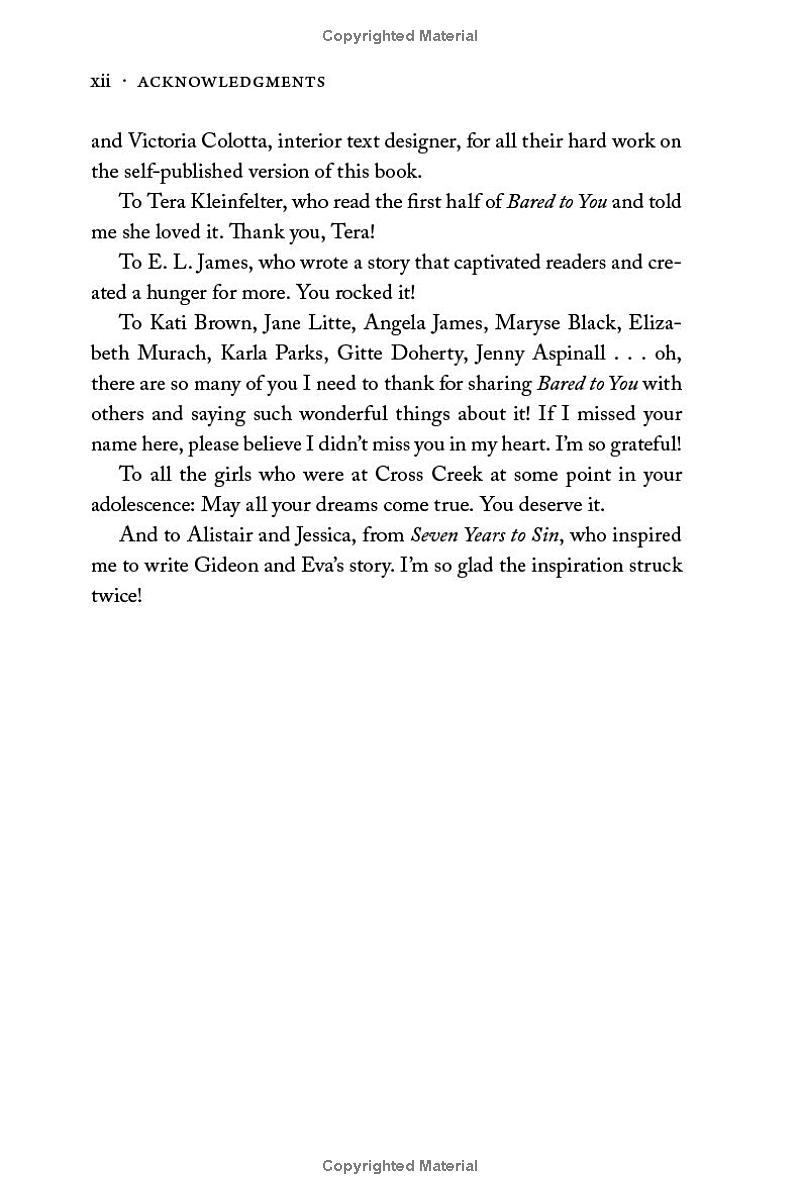 Sách ngoại văn: Bared To You