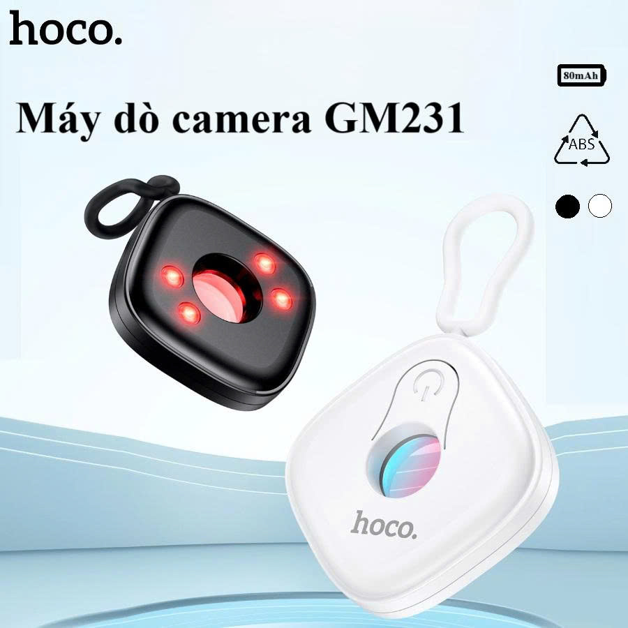 Máy dò camera ẩn Hoco GM231 quét cam hồng ngoại phát hiện di động chống nhìn trộm - Hàng chính hãng