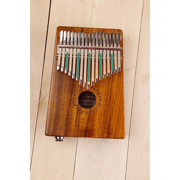 Đàn Kalimba 17 Phím Gỗ Koa Gecko K17KEQ Kèm Hộp Đựng (Có EQ)