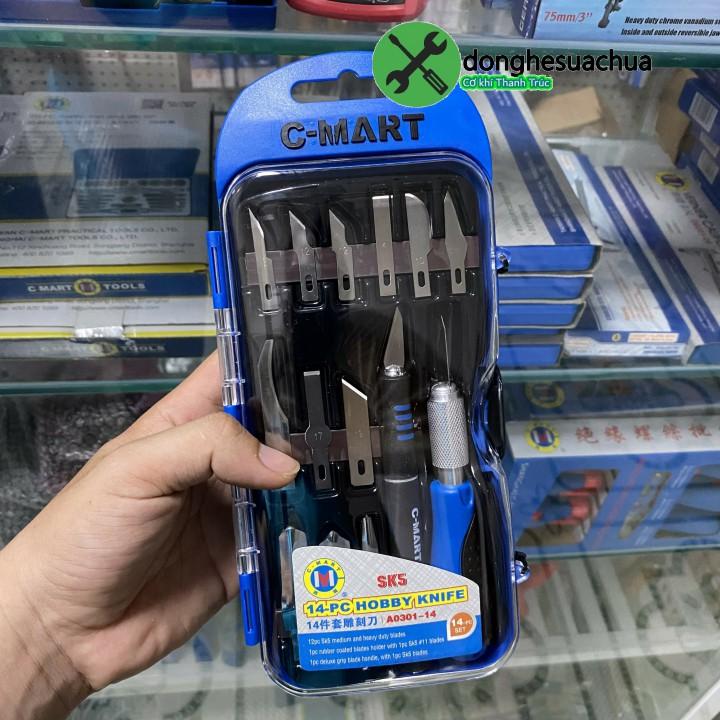 Dao đa năng C-Mart A0301 14 chi tiết