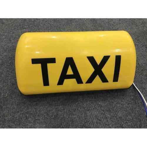 Mào taxi vàng - có đèn - đế nam châm cỡ 35cm