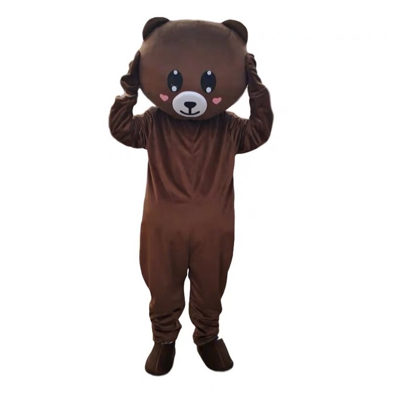 Mascot gấu lầy - Bộ trang phục hoá trang gấu Brown dễ thương &amp; hài hước – Xanh biển - Nhiều kích thước - Tạo sự thoải mái, tiện lợi khi mặc &amp; sử dụng