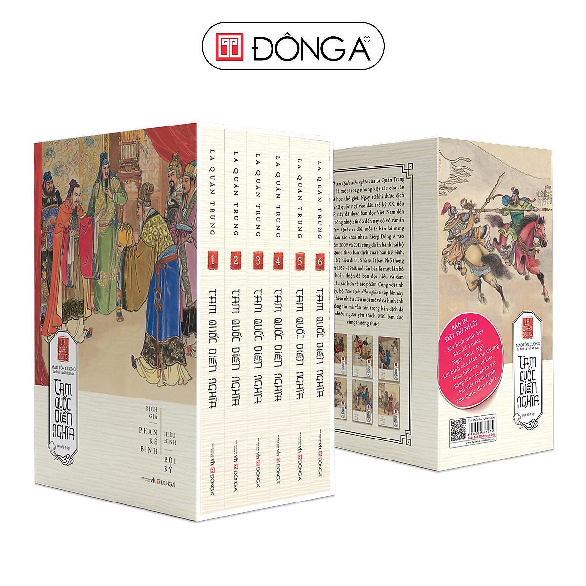 Sách - Tam Quốc Diễn Nghĩa - Trọn Bộ 6 Tập - Đông A