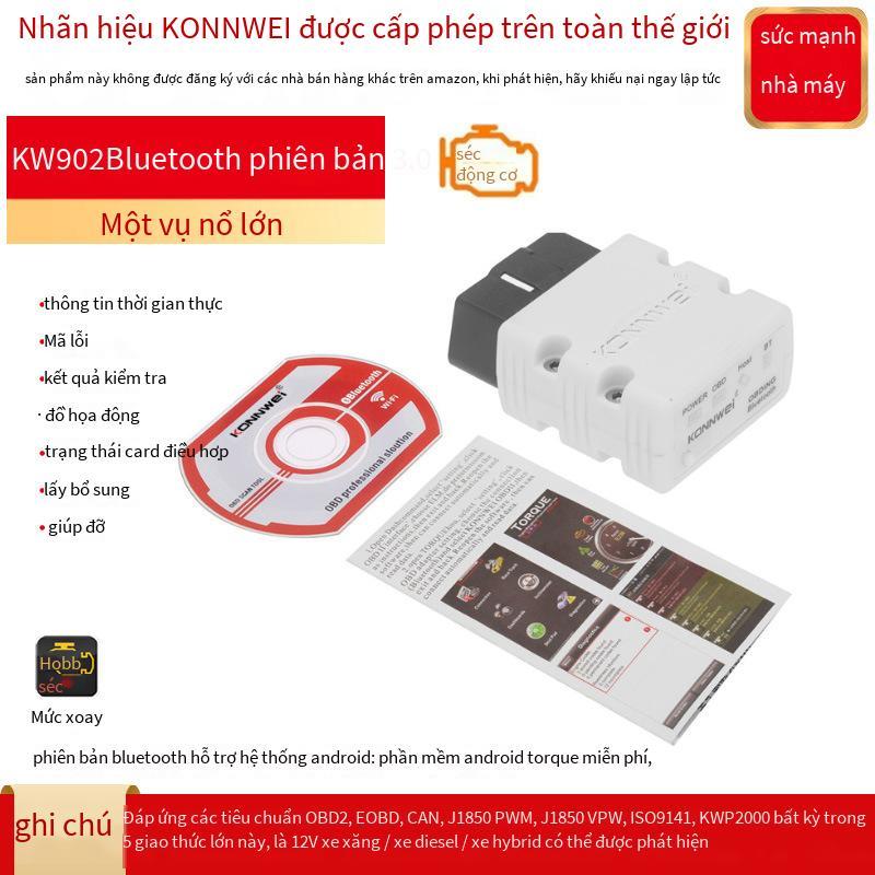 Phong cách mới nhất ANCEL AUTEL KONWEI KW902 ELM327 máy dò xe dụng cụ chẩn đoán xe máy tính lái xe