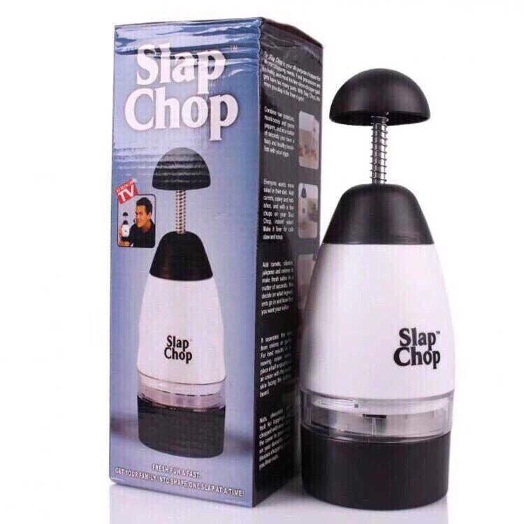 Dụng Cụ Băm Tỏi Ớt Đa Năng Slap Chop Tiện Dụng - Máy Băm Nhuyễn Tỏi Ớt Trong 3 Lần Dập