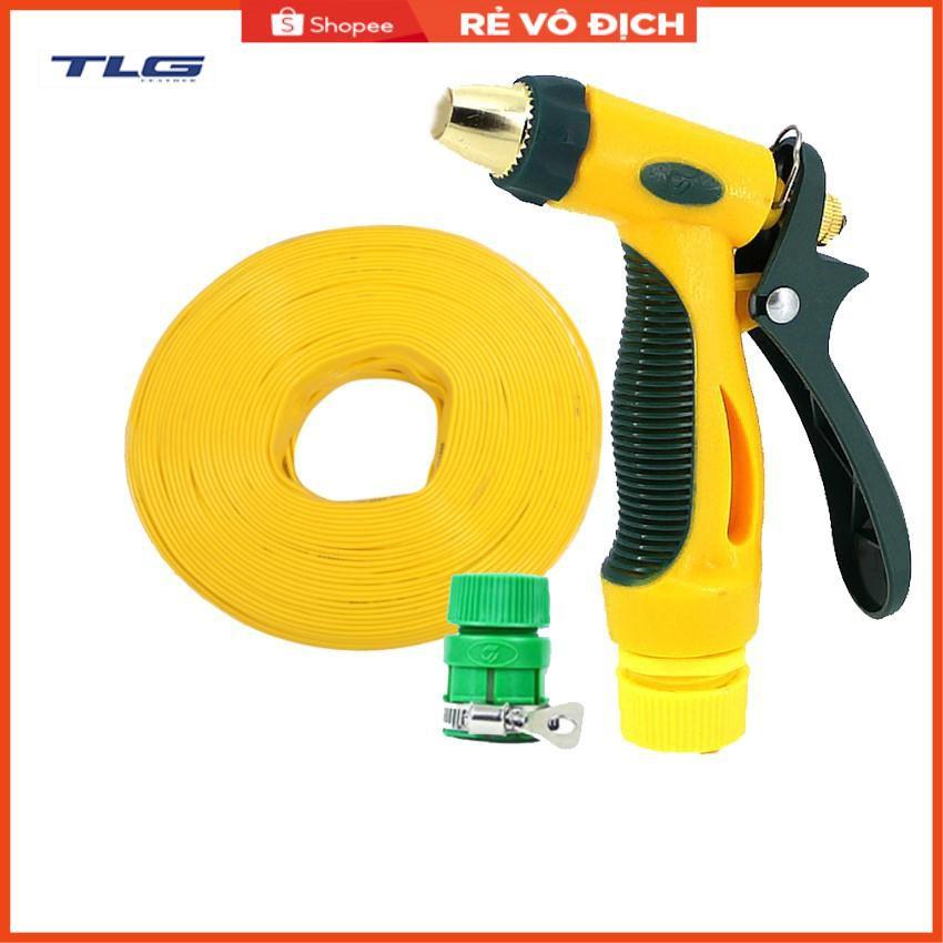 Bộ dây vòi xịt nước rửa xe,tưới cây tăng áp 3 lần 7-10M 206317