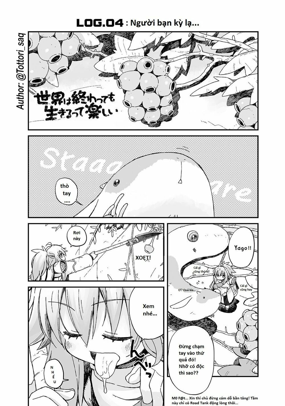 ngay cả khi hậu tận thế, thật hạnh phúc vẫn còn được sống... chapter 4 1