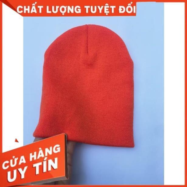 Mũ Len Beanie Trơn Dáng Ngắn 21cm (Sỉ Tận Xưởng)