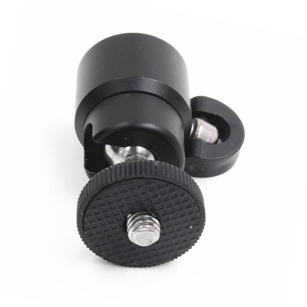 360° Ball Head Holder 3/8" to 1/4" Screw Thread Mount for DSLR Camera Tripod