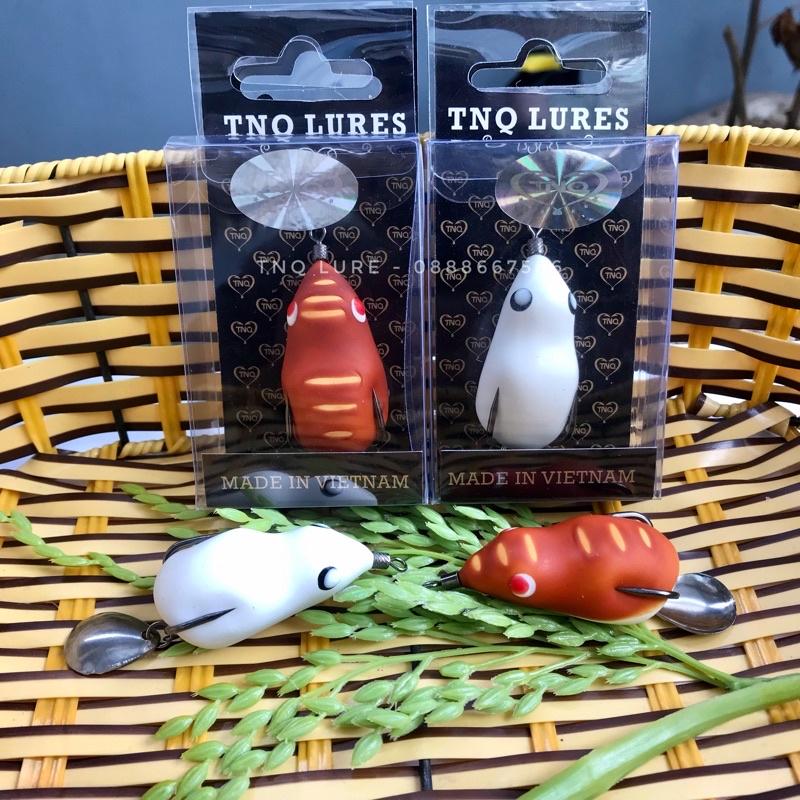 COMBO 4 mồi câu lure nhái hơi TNQ T1 và T3