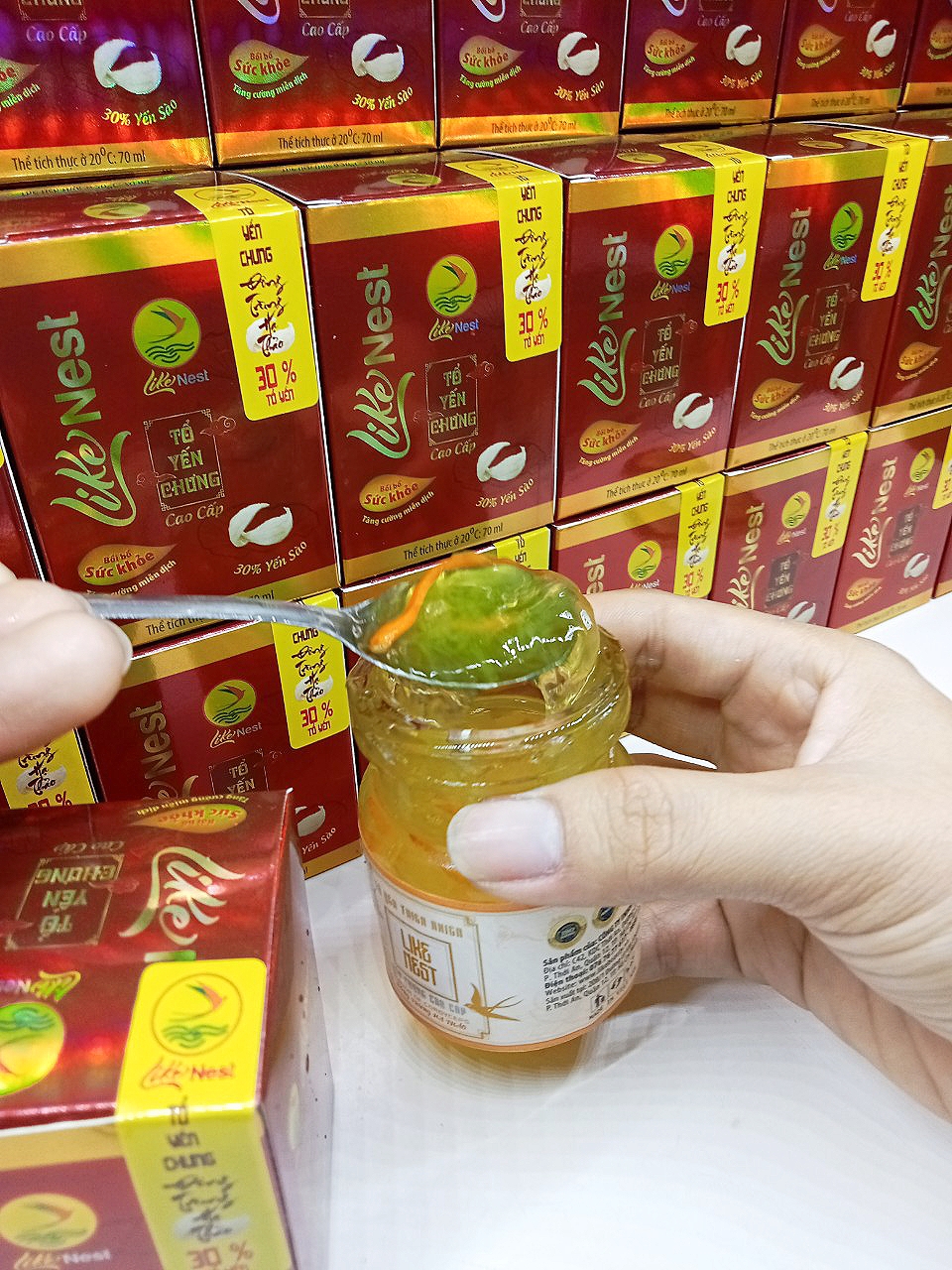 Yến Chưng Đông Trùng Hạ Thảo 30% Yến Like Nest