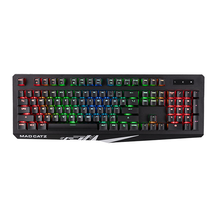 Bàn phím chơi game cơ học Mad catz  S.T.R.I.K.E. 4 ( Mad Catz The Authentic S.T.R.I.K.E. 4 Mechanical Gaming Keyboard) _hàng chính hãng