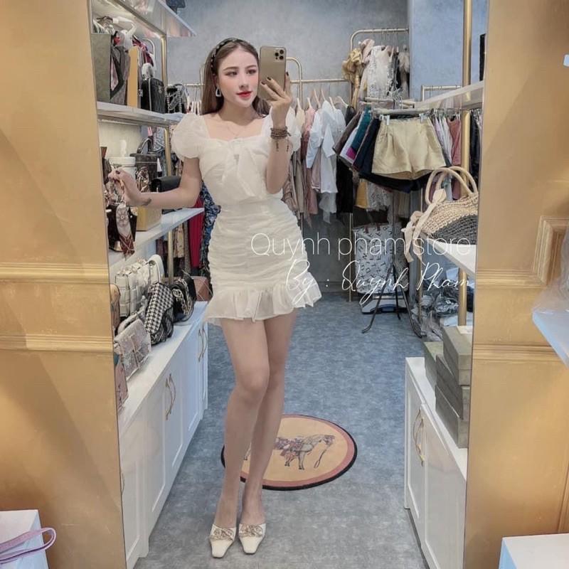 SET ÁO TAY BỒNG + CHÂN VÁY NHÚN