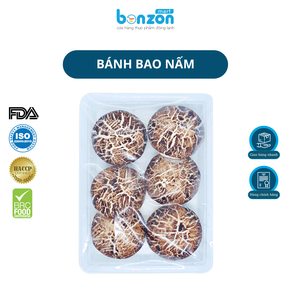 Bánh bao nấm 270g