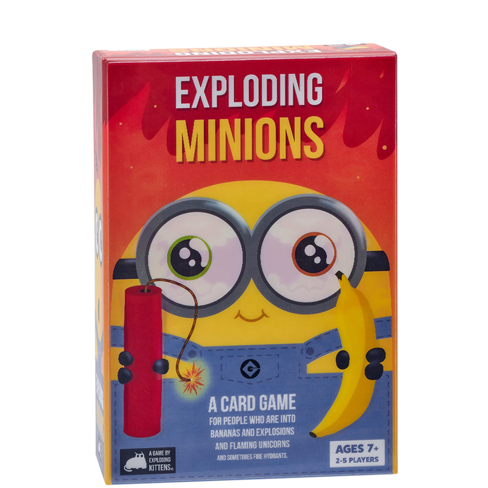 Bộ bài Board Game Exploding Minions phiên bản mèo nổ đặc biệt của Minions sáng tạo