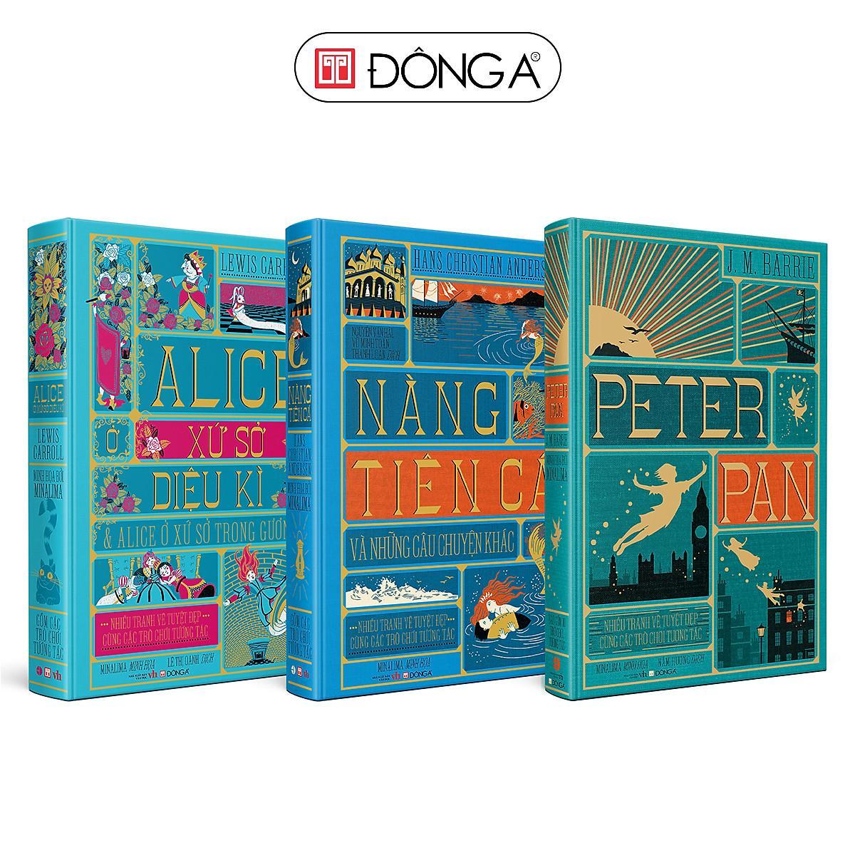 Sách - Combo 3 Cuốn: Peter Pan + Alice ở Xứ Sở Diệu Kì Và Alice ở Xứ Sở Trong Gương + Nàng Tiên Cá Và Những Câu Chuyện Khác - Đông A