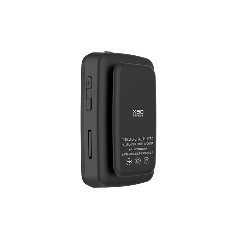 Máy nghe nhạc Lossless thể thao bluetooth 4.0 RUIZU X50 8GB - Hàng Nhập Khẩu