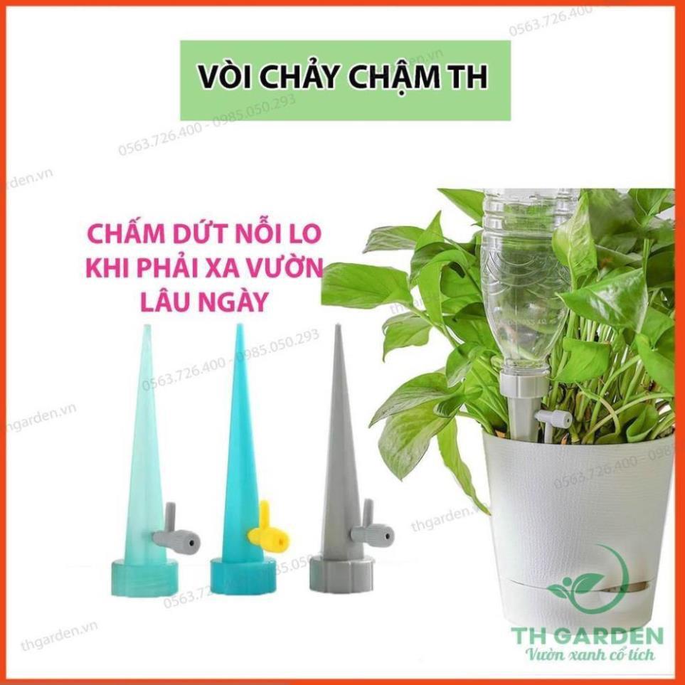 12 VÒI TƯỚI NƯỚC NHỎ GIỌT CHẢY CHẬM TỰ ĐỘNG - Lắp vừa nhiều mẫu chai 208801-1 TL