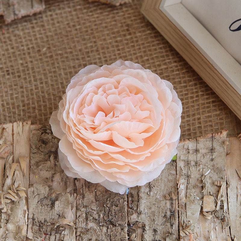 Đầu Hoa Mẫu Đơn 8CM Nhiều Cánh Trang Trí Đồ Handmade Đạo Cụ Chụp Ảnh