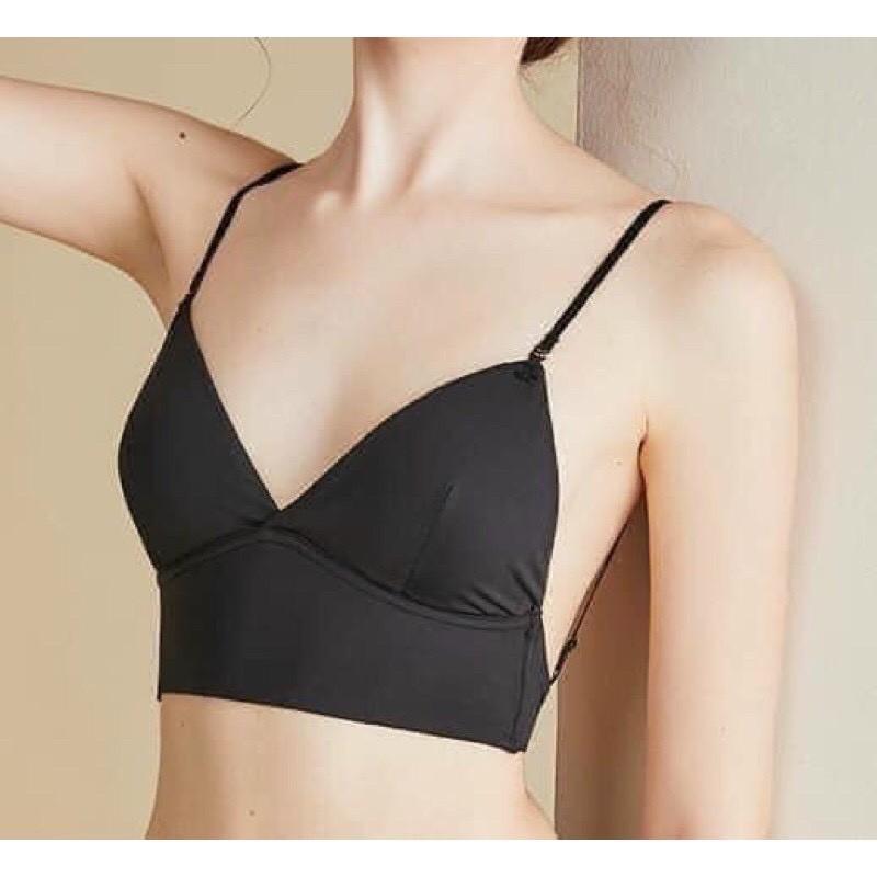 Áo Lót - Áo Ngực Mặc Váy Hở Lưng Chất Su Lụa Cao Cấp Không Gọng