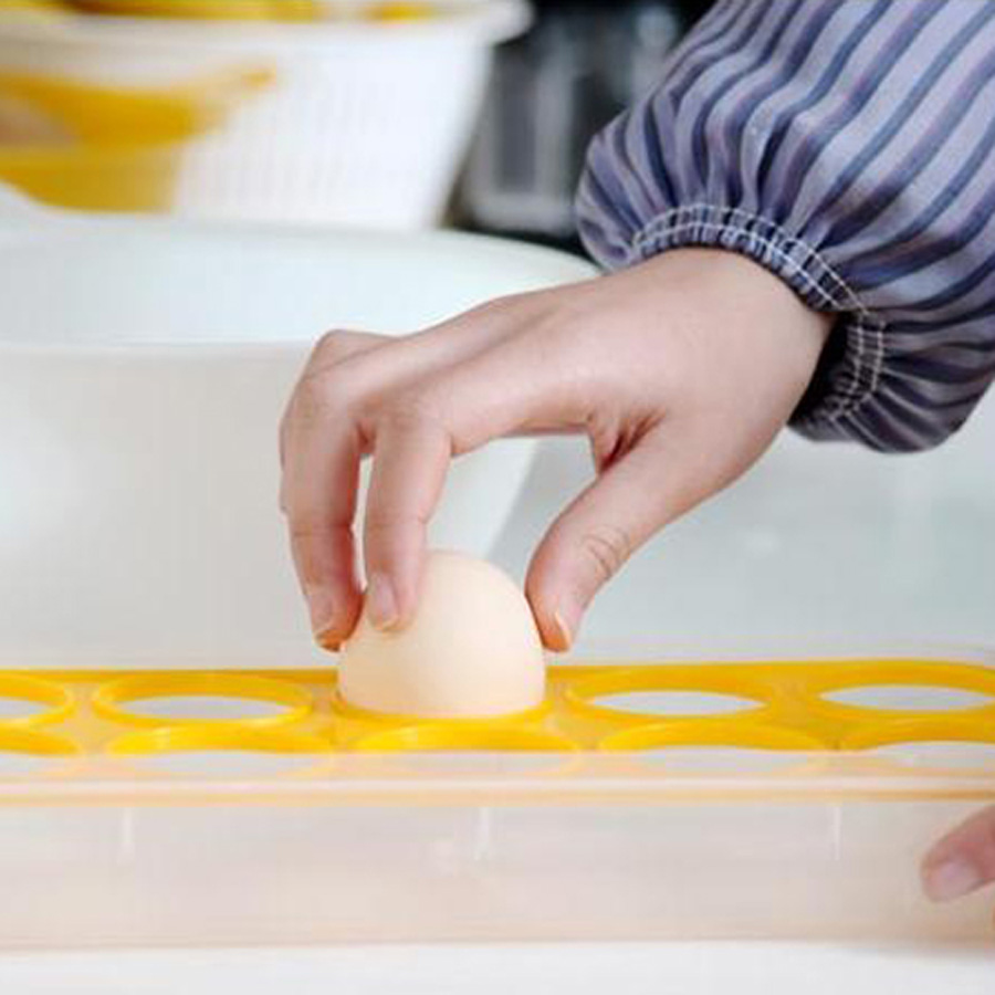 Bộ 3 hộp đựng trứng bảo quản trong tủ lạnh - Hàng Nội Địa Nhật