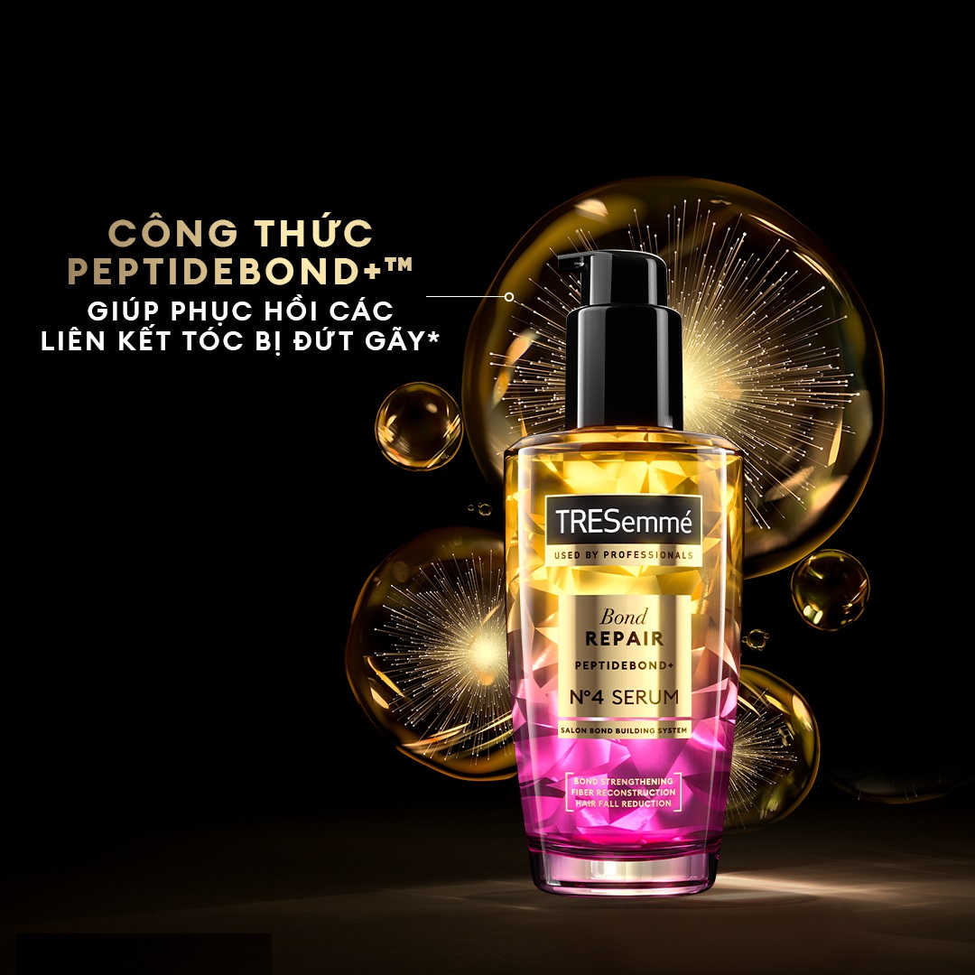 Serum Dưỡng Tóc Tresemme Bond Repair Peptidebond+ No 4 Serum 100ml