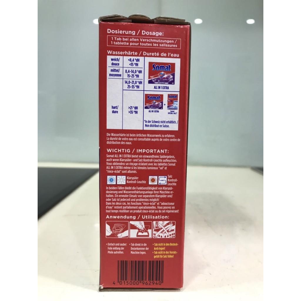 Viên rửa bát Somat All-in-1 hộp 25 viên Chuyên Dùng Cho Máy Rửa Chén Bát