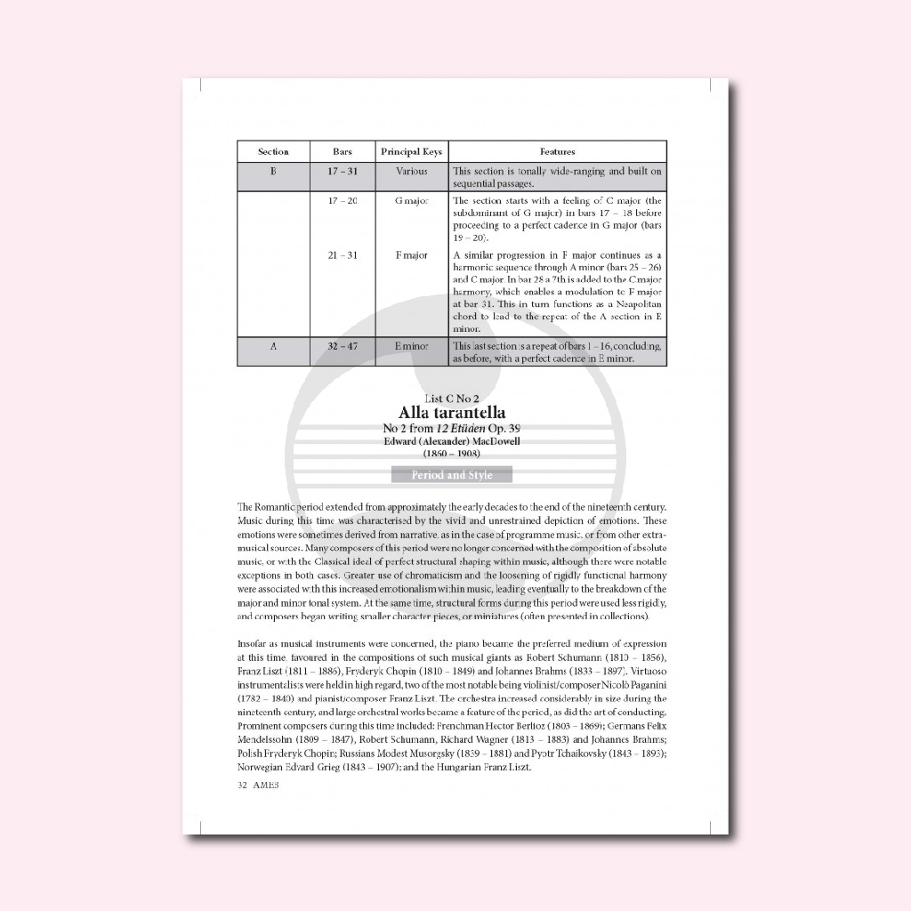 Sách Piano Series 17 Grade 5 Recording & Handbook