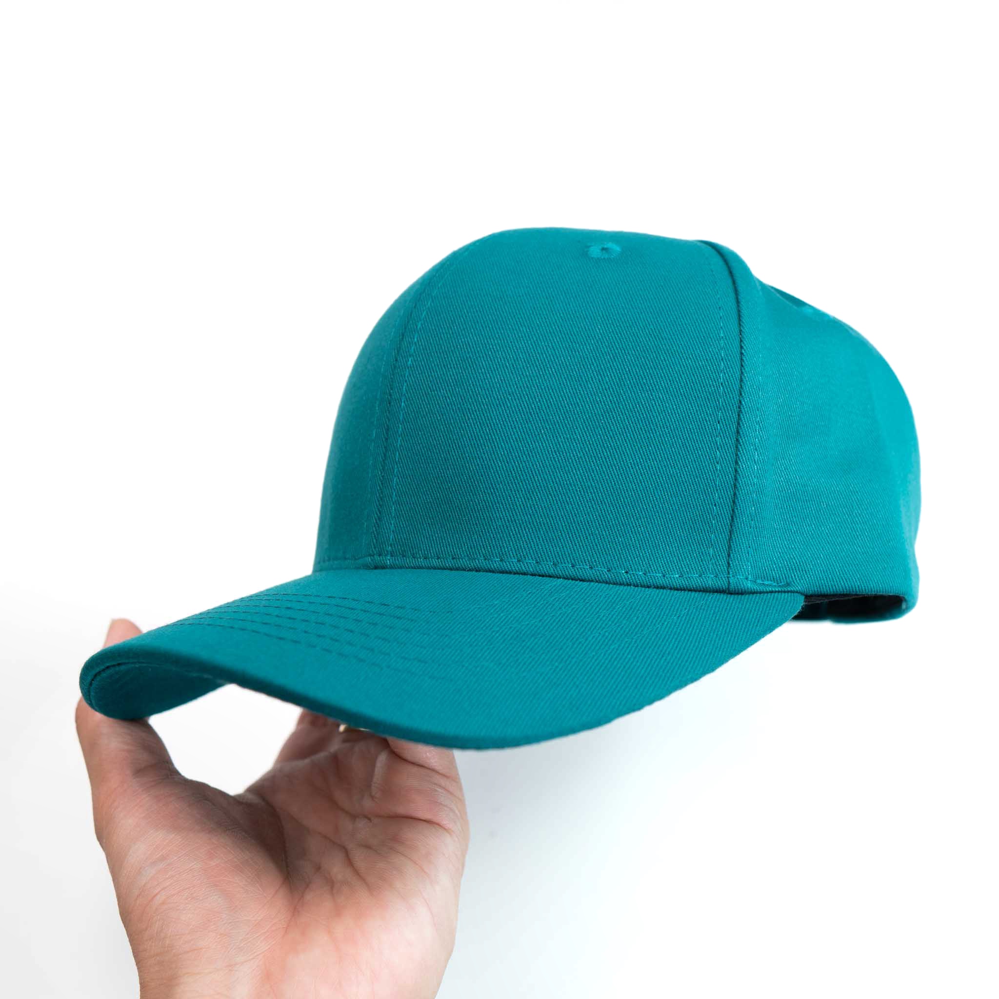 Nón lưỡi trai vành cong Trơn Xanh Lam quai khoá dây Brand One Hat