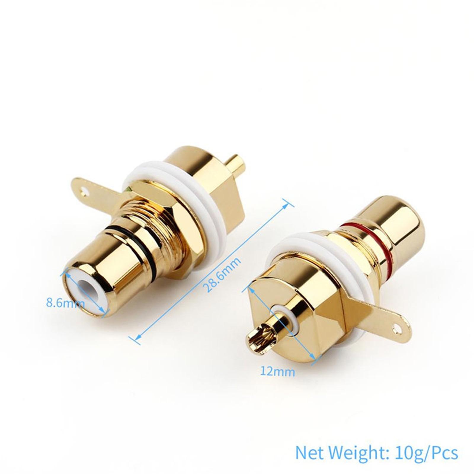 2Pcs 1 Female Socket Connectors Terminal Easy to Install for Computer