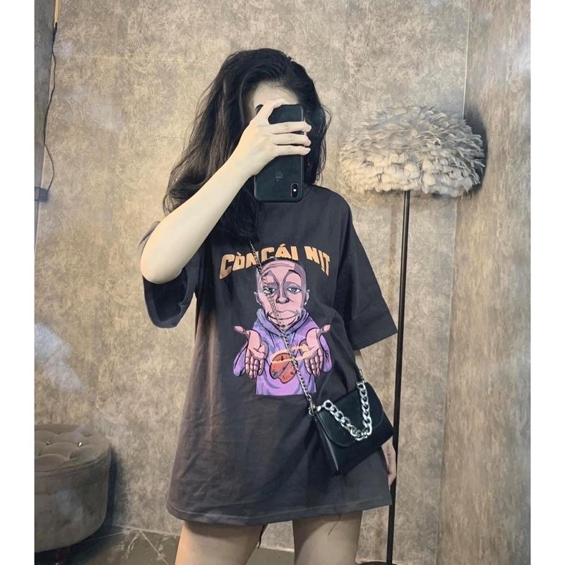 Áo Thun Hè Áo Phông Tay Lỡ Còn Cái Nịt Hottrend Chất Cotton Cổ tròn Form Thụng Tay Lỡ Nam Nữ Unisex Ulzzang Giá Rẻ
