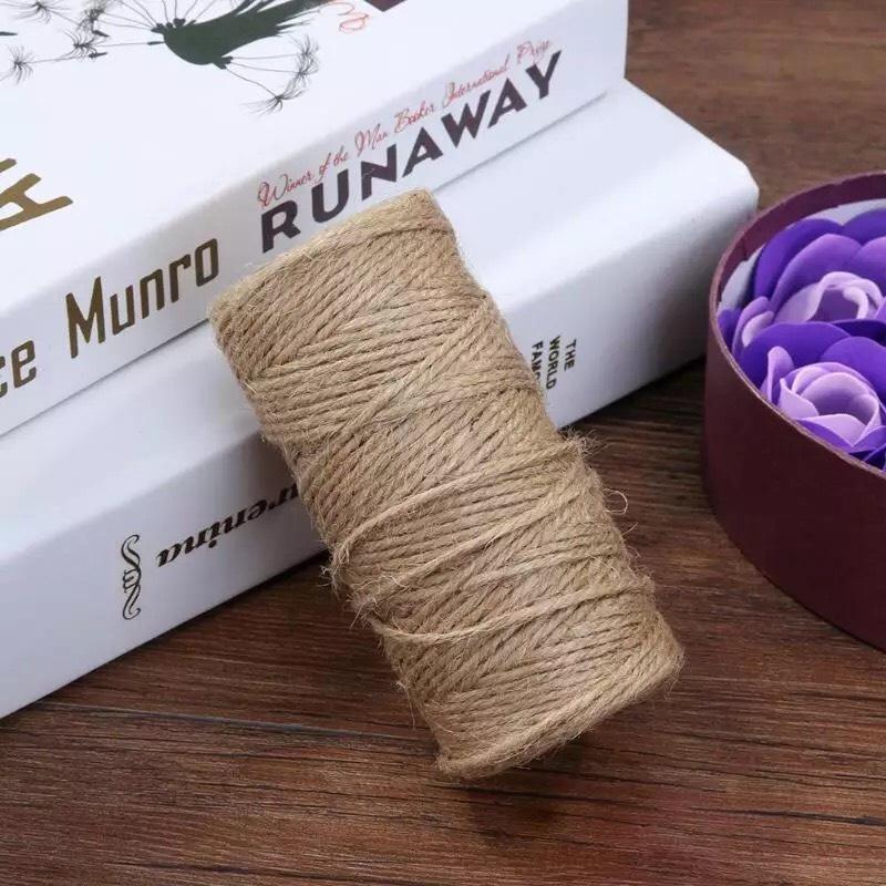 Cuộn 100m Dây Thừng Sợi Gai 2ly - Dây Gai Quấn Lọ Hoa, Trang Trí Đồ Vinatage, Kẹp Ảnh Làm Đồ Handmade