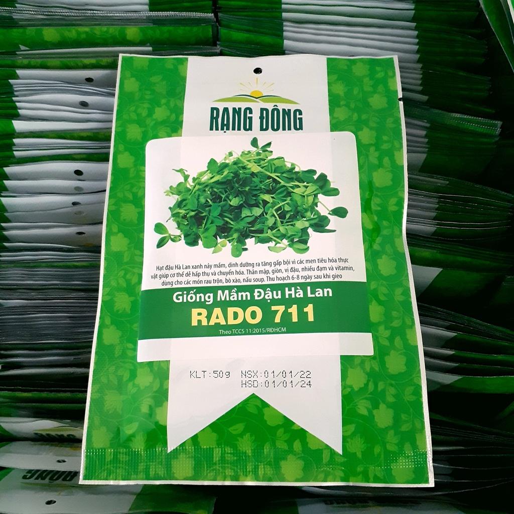 Hạt giống rau mầm đậu hà lan gói 50gr - Giàu đạm