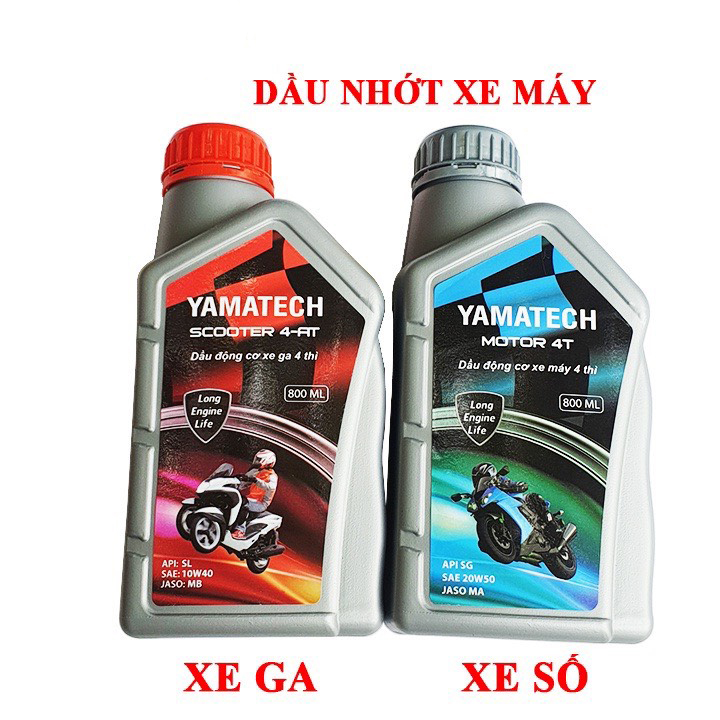 Dầu nhớt 800ml dầu xe máy xe ga, xe số