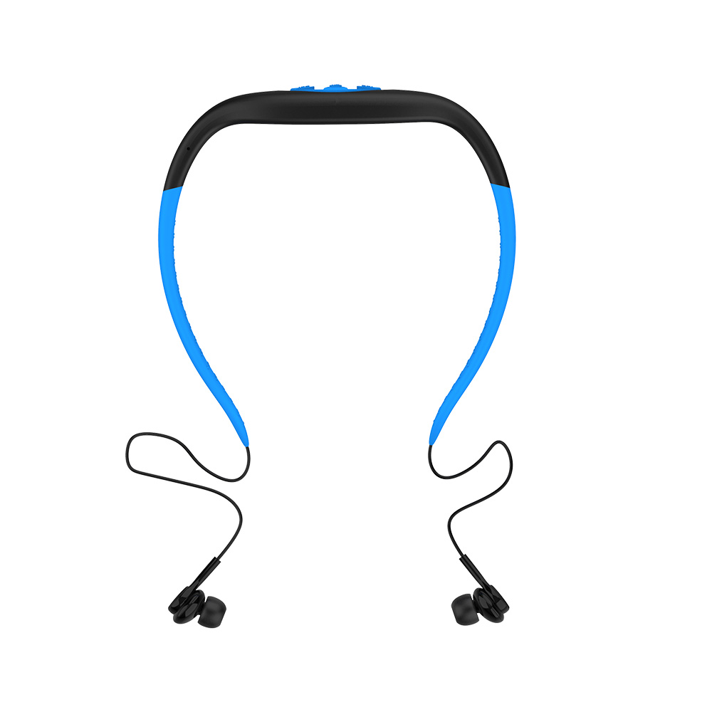 Tai Nghe Thể Thao Bluetooth 5.0 8Gb Đeo Cổ Và Chống Nước IPX8 Khi Bơi