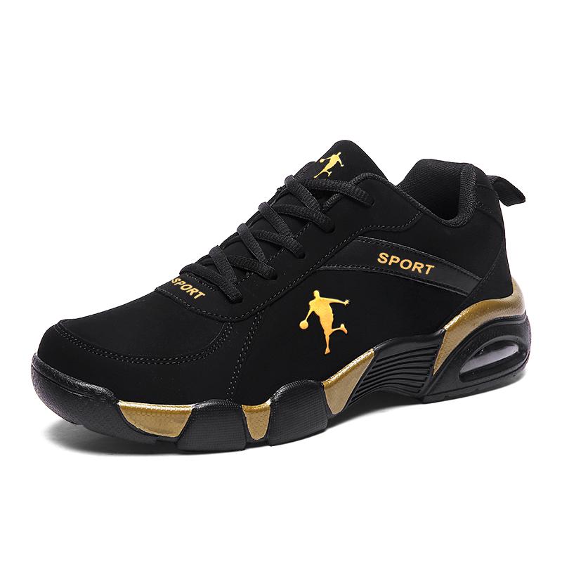 Giày Thể Thao Nam Mới Nhẹ Thoáng Khí Chạy Bộ Nam Đi Bộ Giày Thoáng Khí Thể Thao Ngoài Trời nam Color: Black gold 993NEW Shoe Size: 39