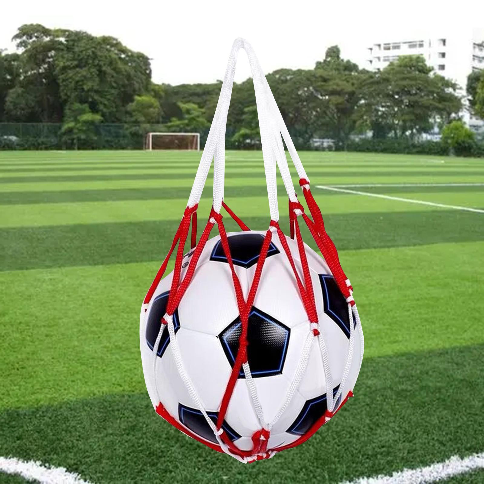 Basketball Mesh Net Bag Single Ball Carrier for Carrying Basketball Volleyball Soccer