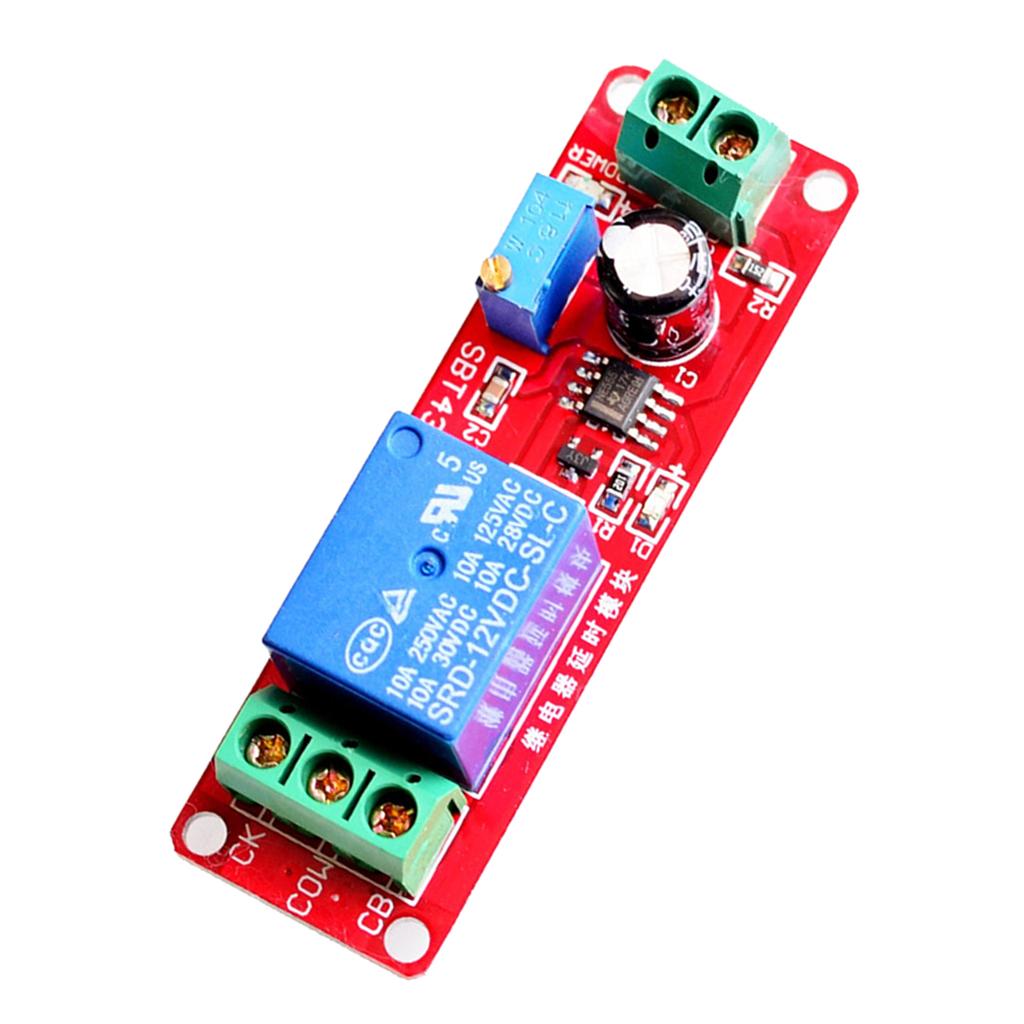 NE555 DC 12V Delay Timer Switch Adjustable Module 0 to 10 Second